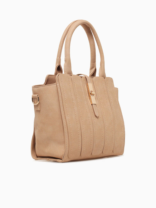 Beatrice Top Handle Beige Beige