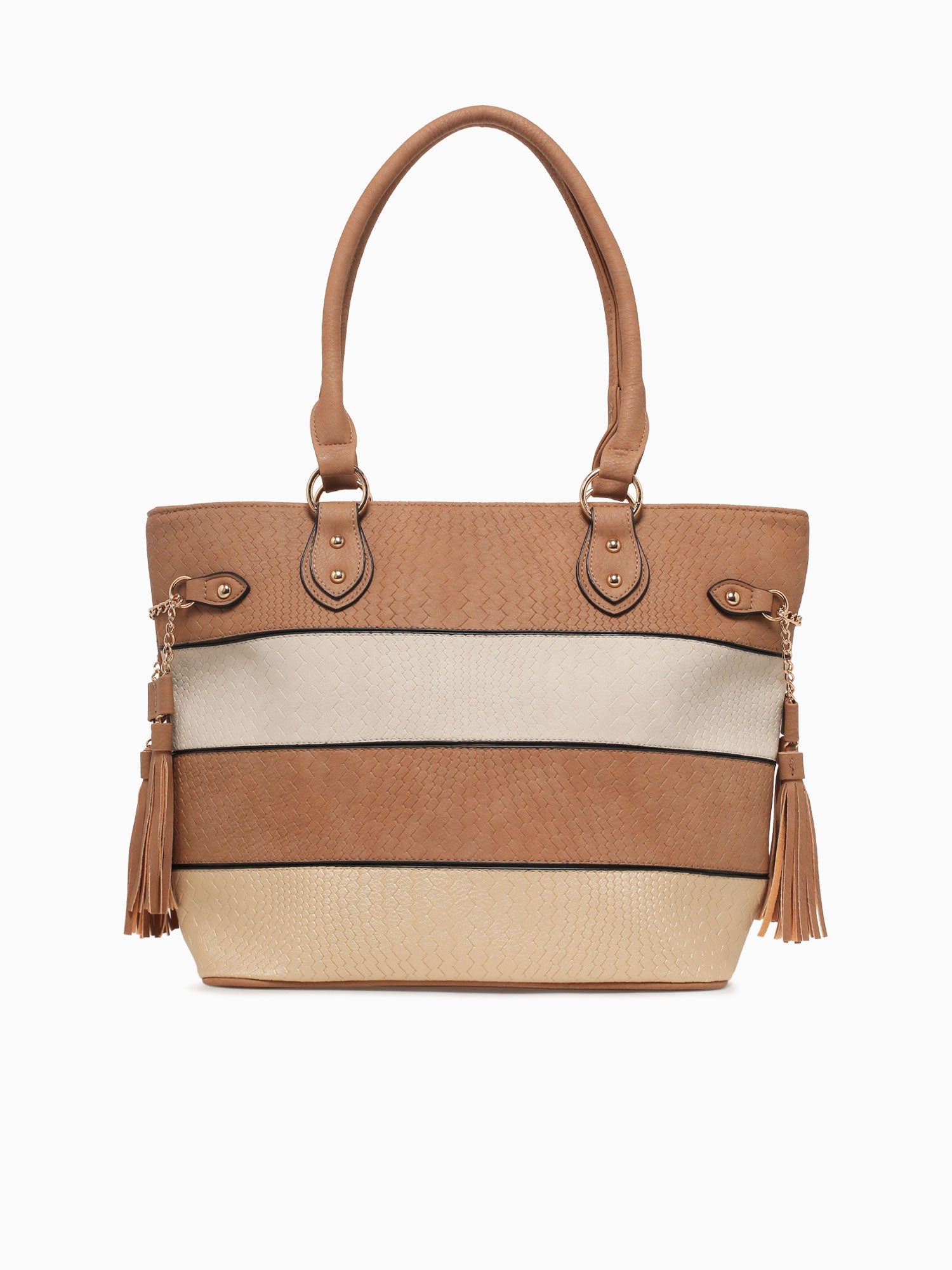 Francesca Tote Camel Multi Tan