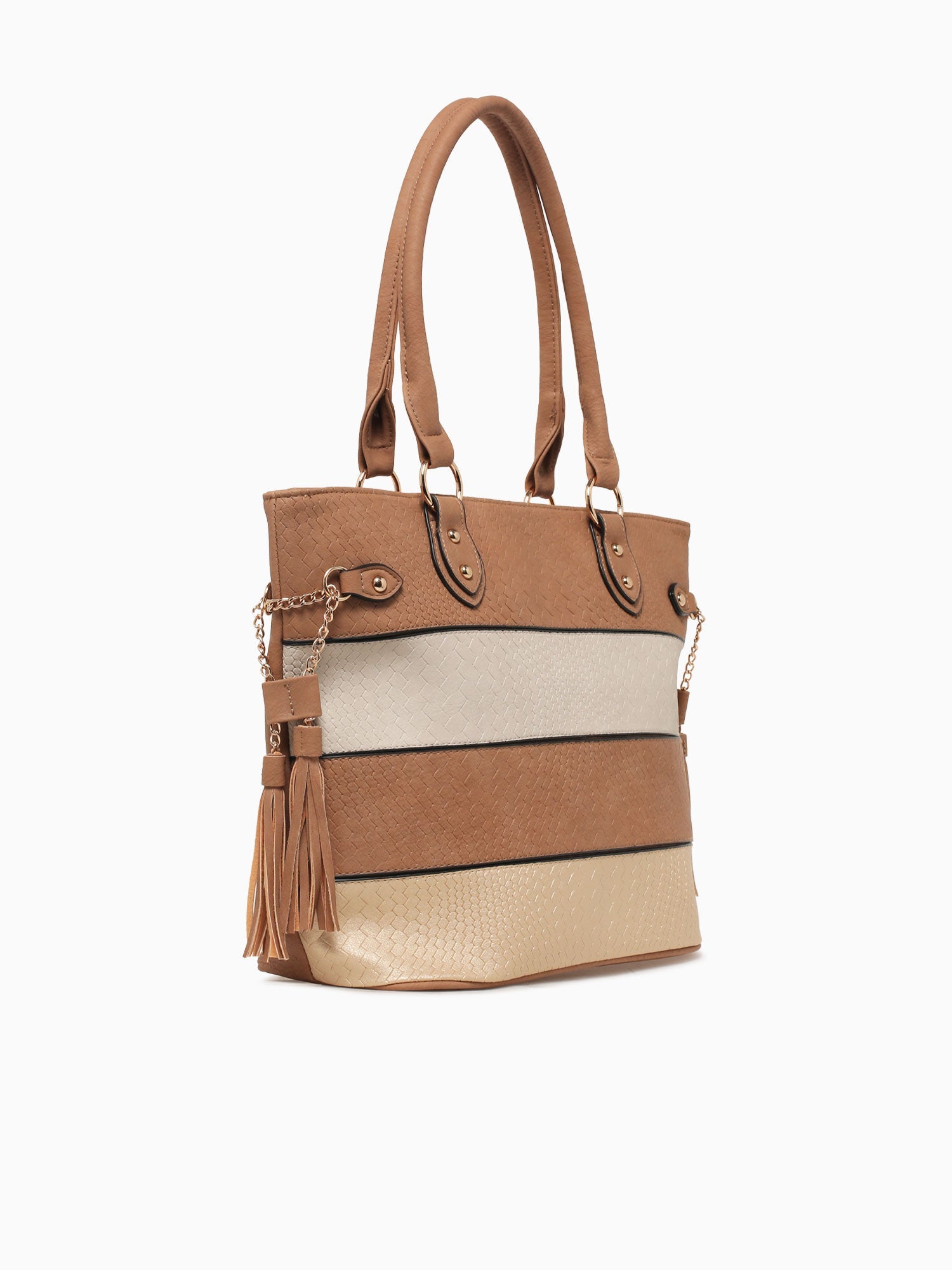 Francesca Tote Camel Multi Tan