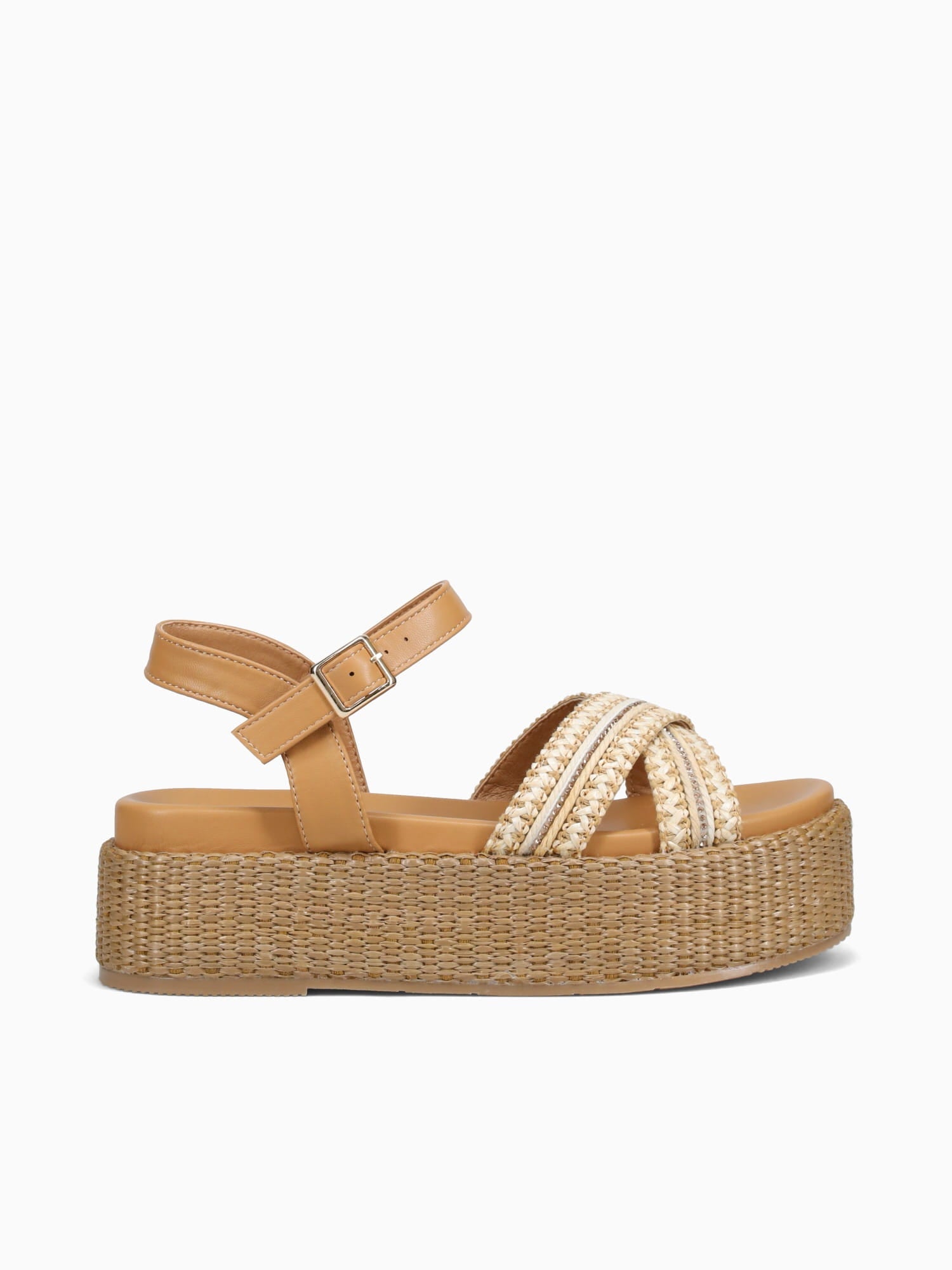 Tanis Camel Macrame Tan / 5 / M