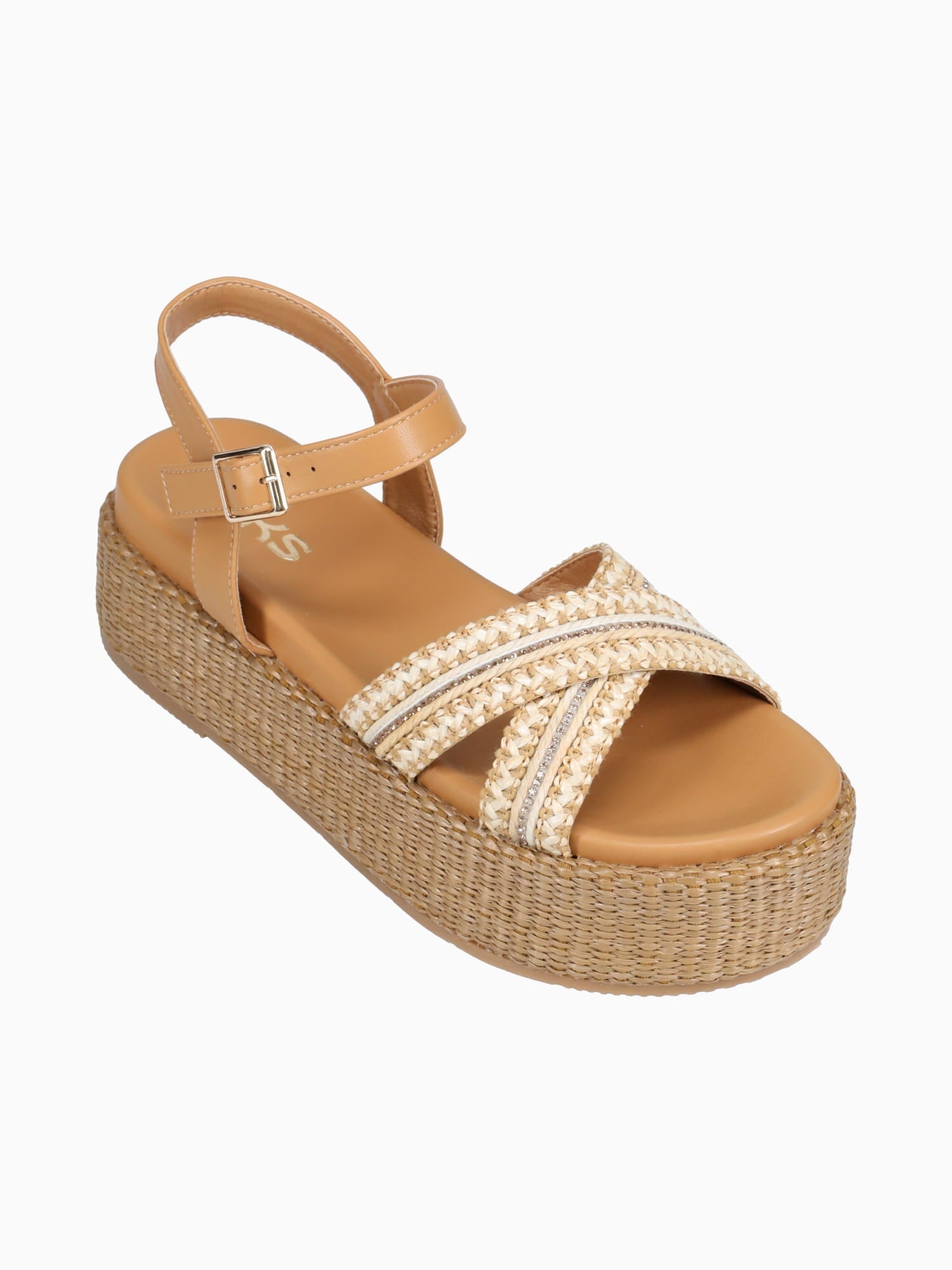 Tanis Camel Macrame Tan / 5 / M