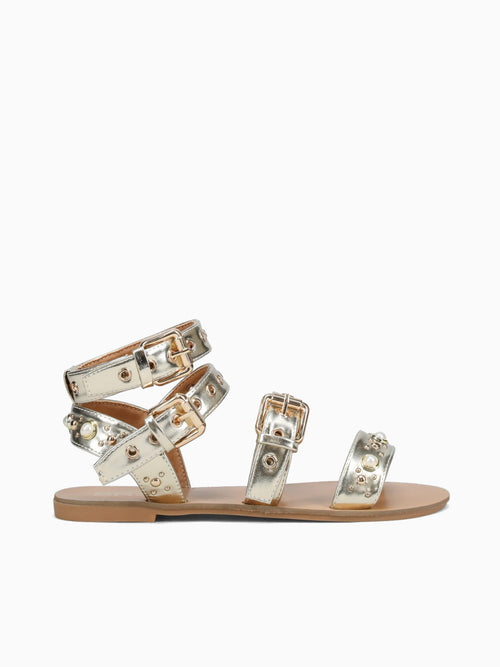 Patricia Lt Gold Metallic Gold / 5 / M