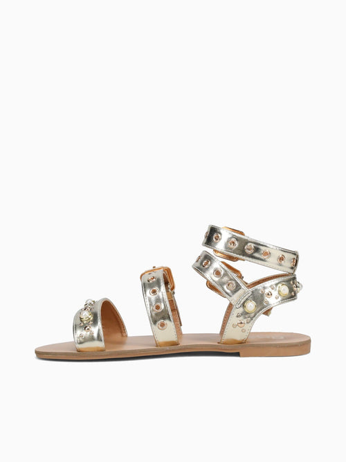 Patricia Lt Gold Metallic Gold / 5 / M