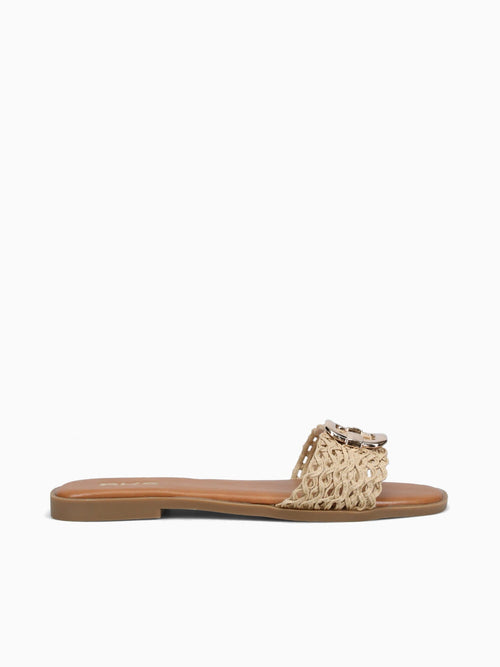 Roxanne Beige White Macrame White / 5 / M