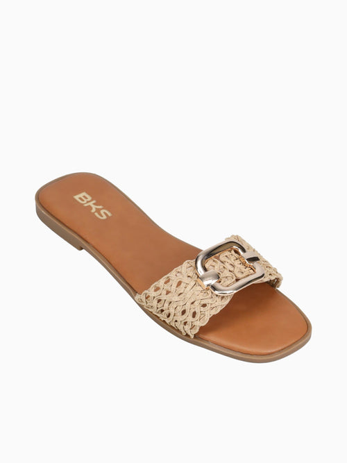 Roxanne Beige White Macrame White / 5 / M