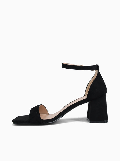 Emilie Black Microsuede Black / 5 / M