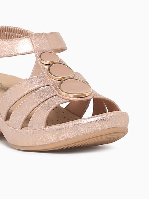 Sabine Rose Gold Metallic Rose Gold / 5 / M