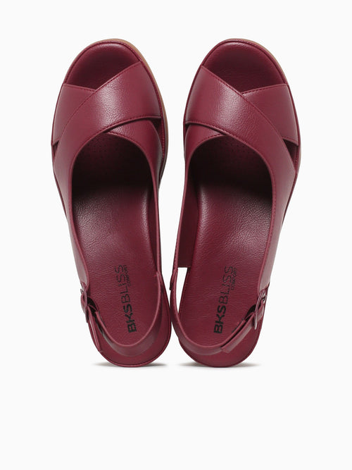 Jenna Burgundy Smooth Wine / 5 / M