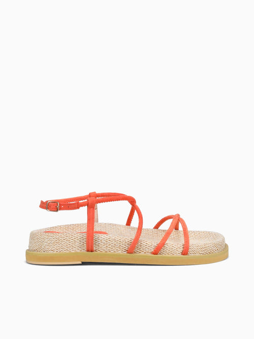 Perla Orange Microsuede Orange / 5 / M