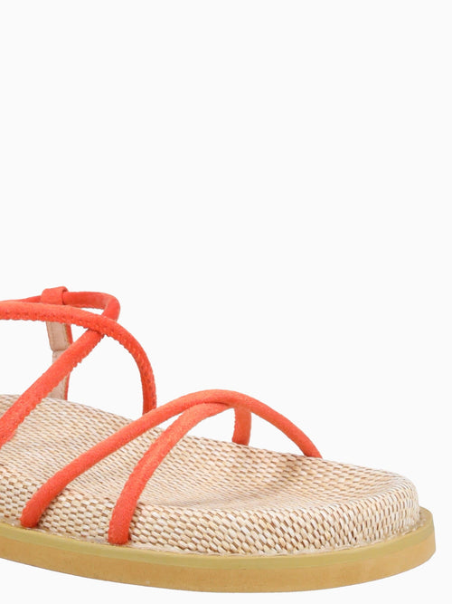 Perla Orange Microsuede Orange / 5 / M