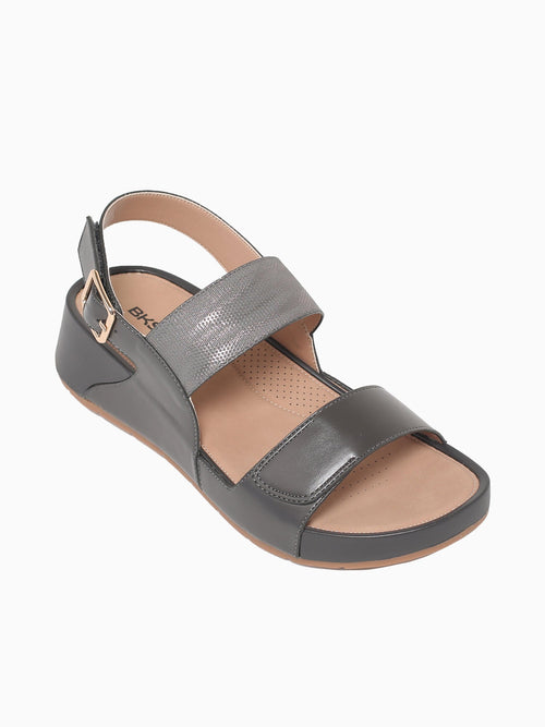 Reena Grey Silver Smooth Grey / 5 / M