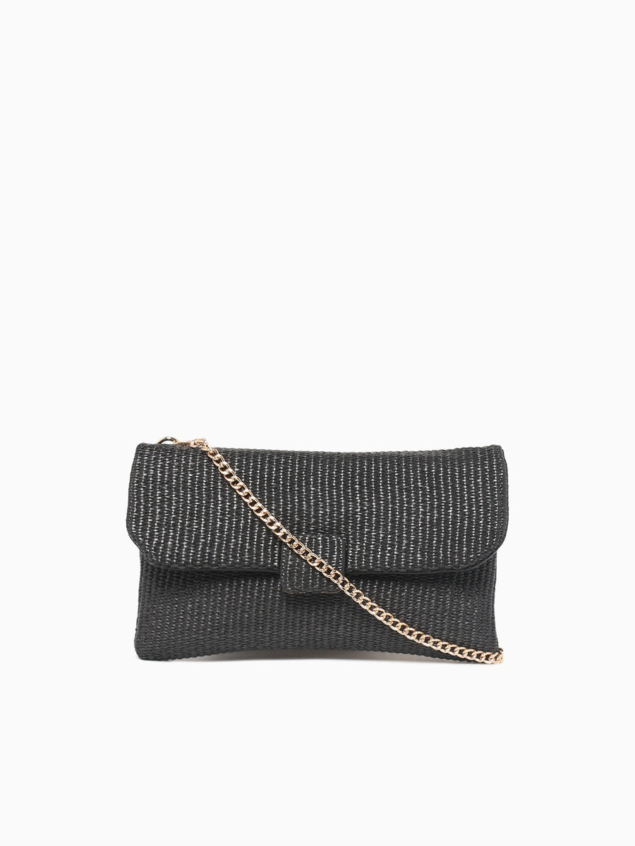 Anaira Clutch Black Black