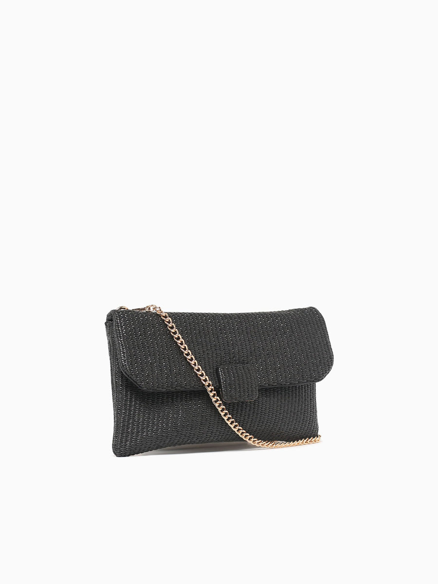 Anaira Clutch Black Black