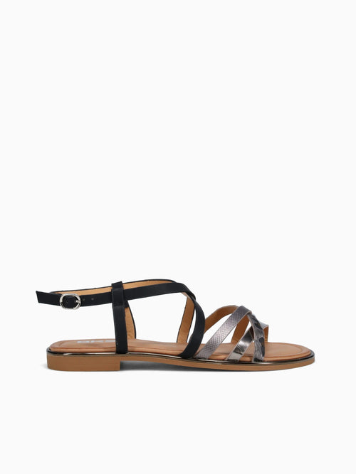 Pina Black Leopard Smooth Black / 5 / M