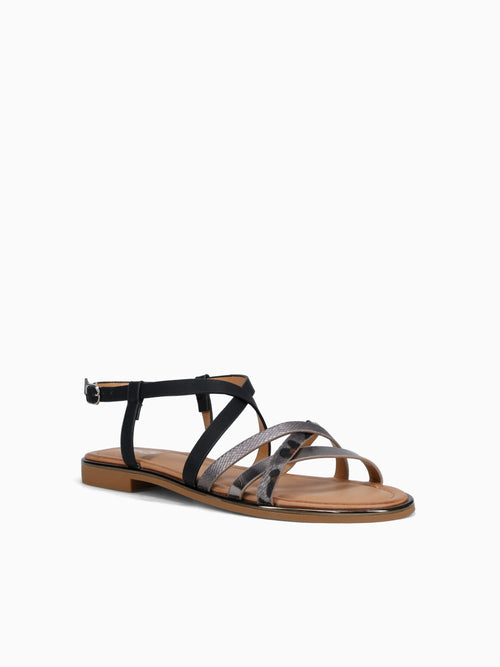 Pina Black Leopard Smooth Black / 5 / M