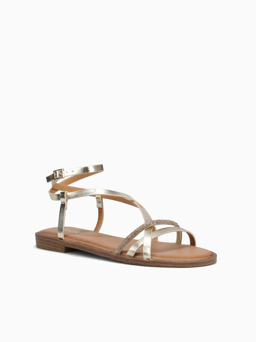 Reena Gold Metallic Smooth Gold / 5 / M