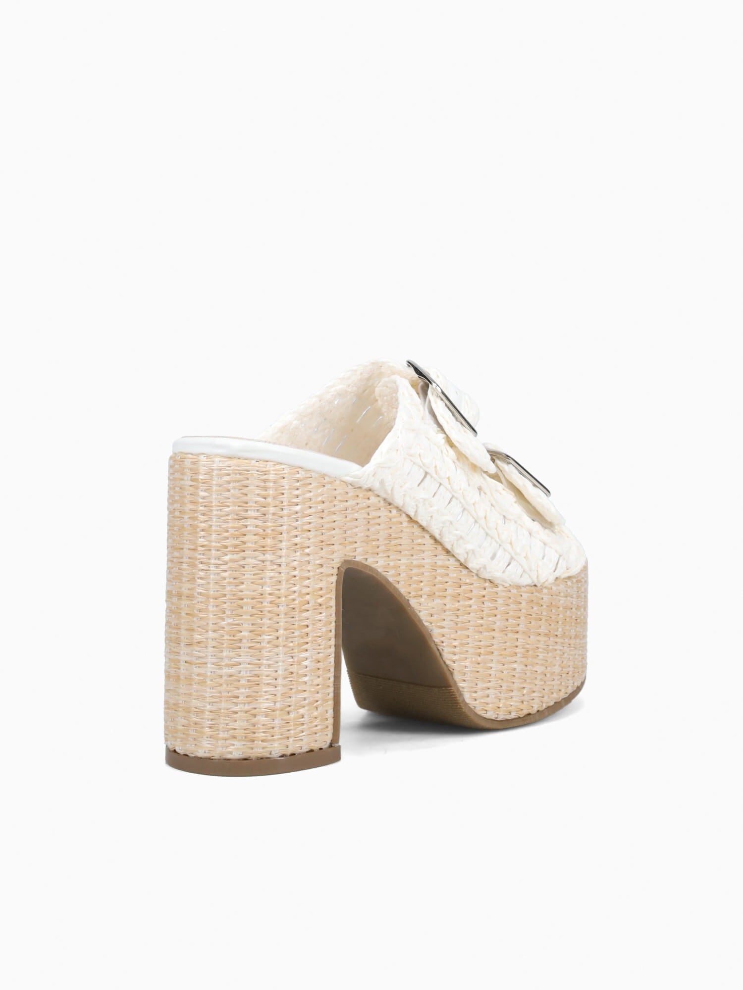 Delilah White Raffia White / 5 / M