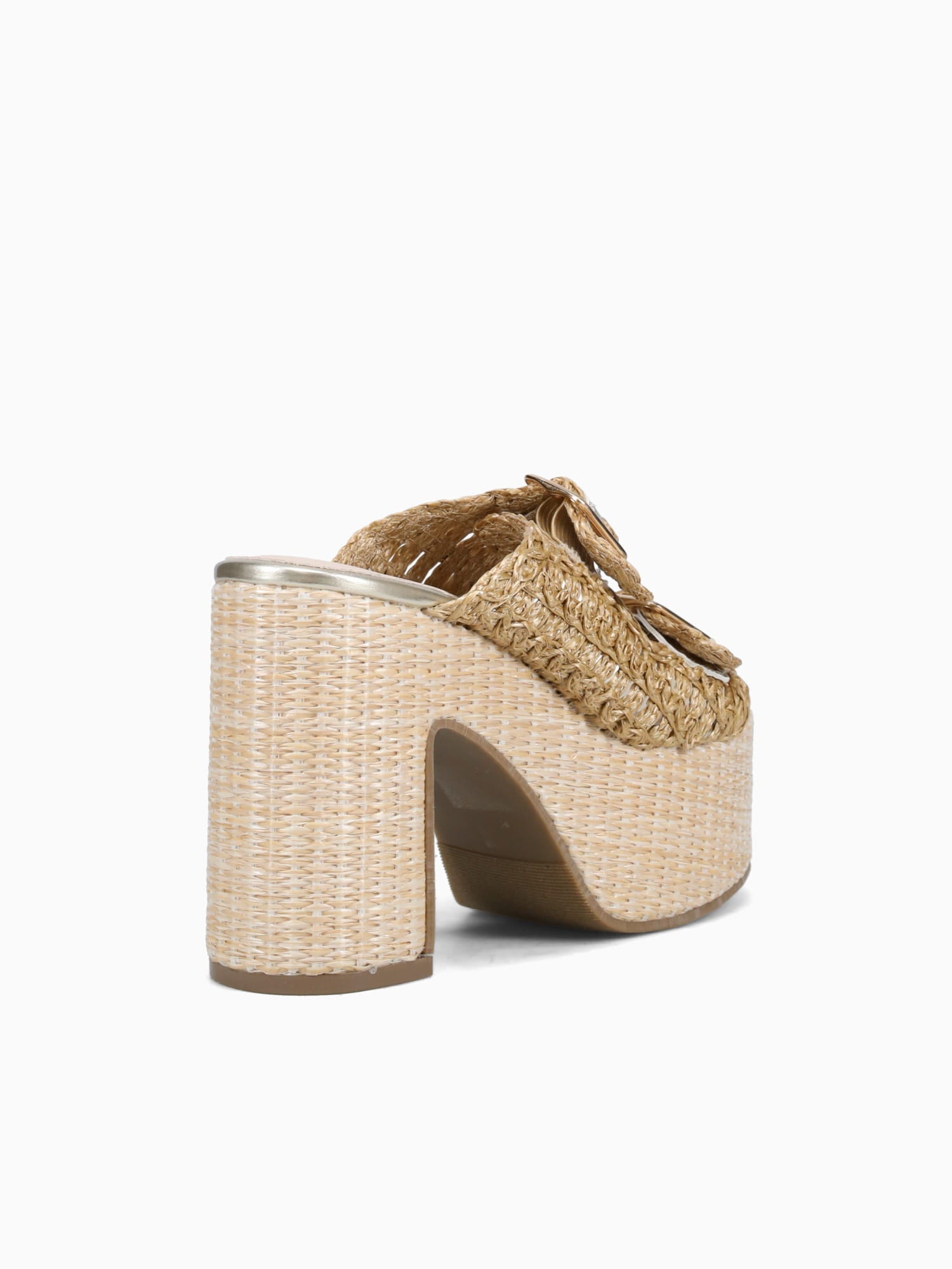 Delilah Gold Raffia Gold / 5 / M