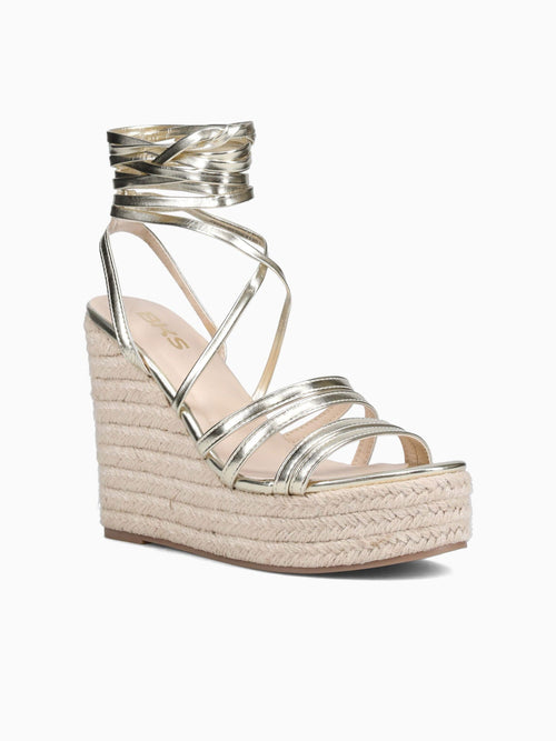 Leandra Gold Metallic
