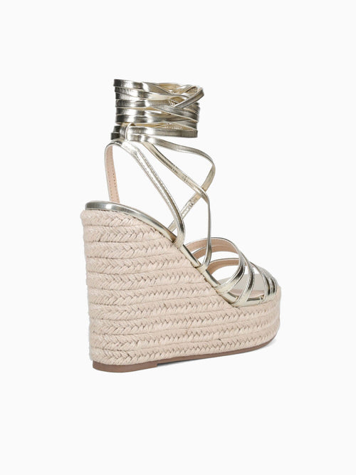 Leandra Gold Metallic