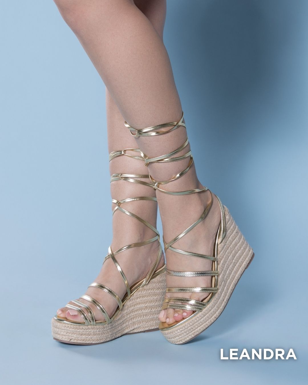 Leandra Gold Metallic