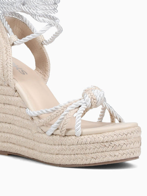 Cassie Natural White Textile Natural / 5 / M