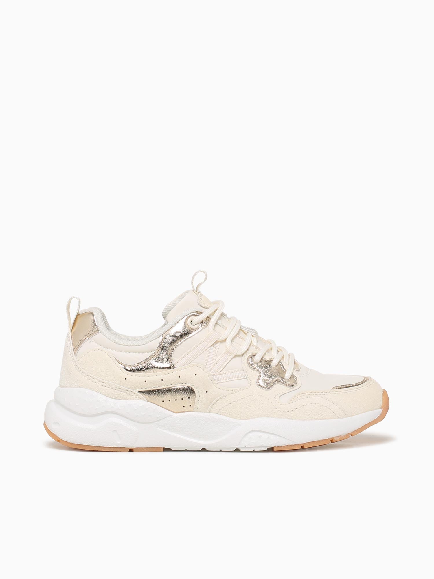 Tanya Beige Gold Smooth Metallic Beige / 5 / M