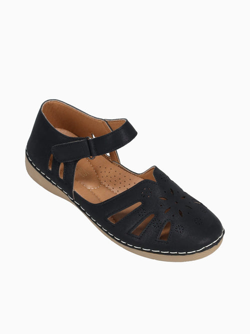 Cornelia Black Smooth Black / 5 / M