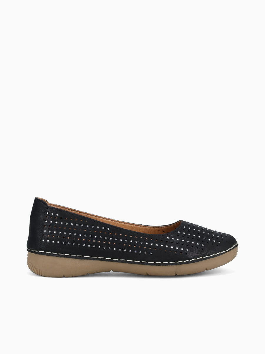 Fatima Black Smooth Black / 5 / M