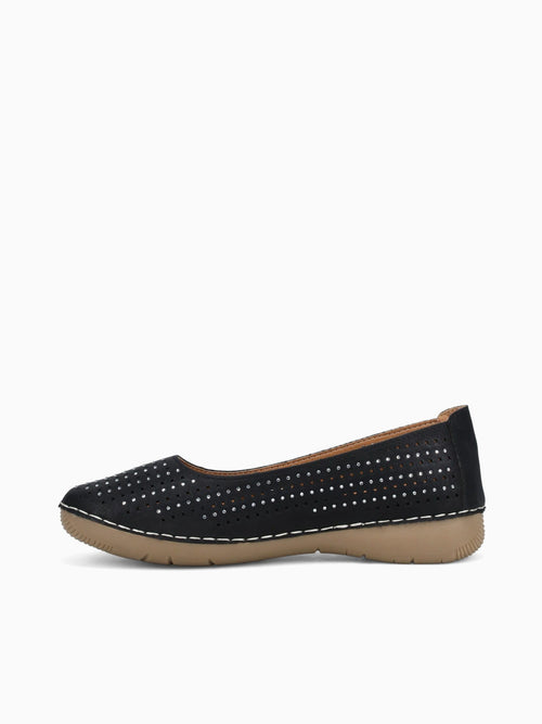 Fatima Black Smooth Black / 5 / M