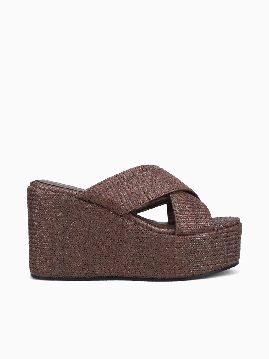 Cora Brown Raffia Brown / 5 / M