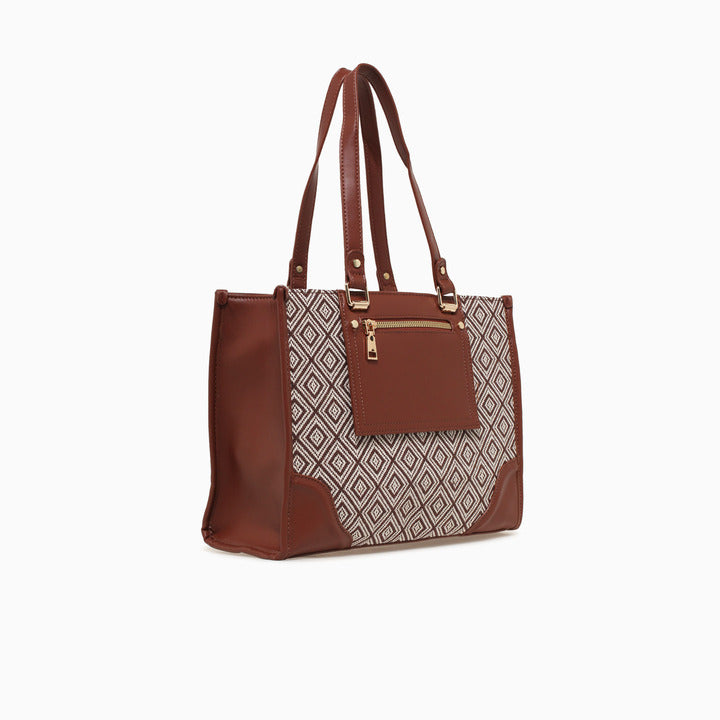 MILA TOTE-TAN