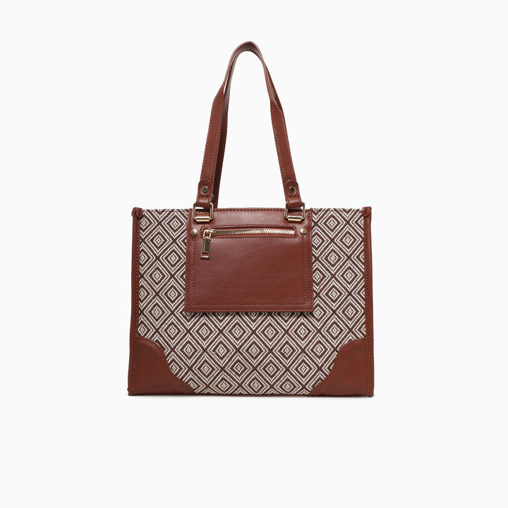 MILA TOTE-TAN