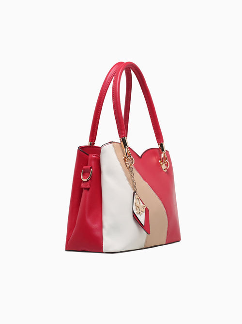 Khloe Top Handle Red Multi Red Multi