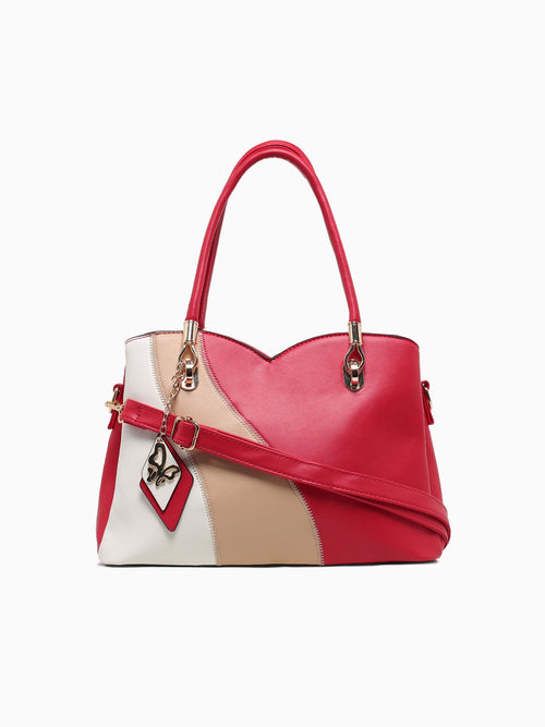 Khloe Top Handle Red Multi Red Multi
