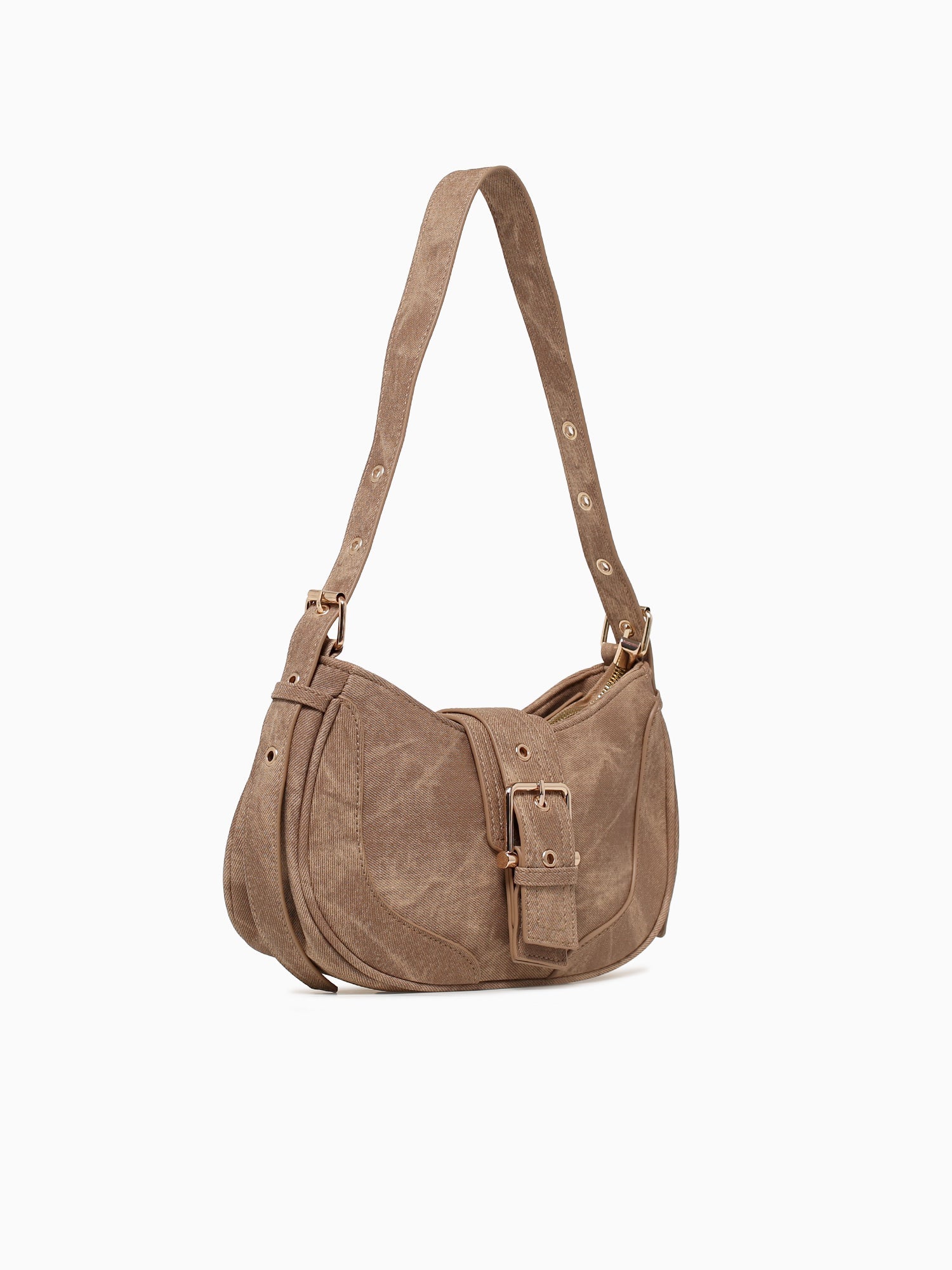 Lia Shoulder Bag Dark Beige Beige