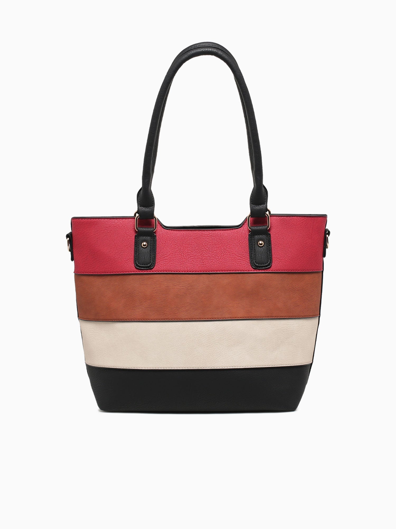 Striped Tote Black Multi Black Multi
