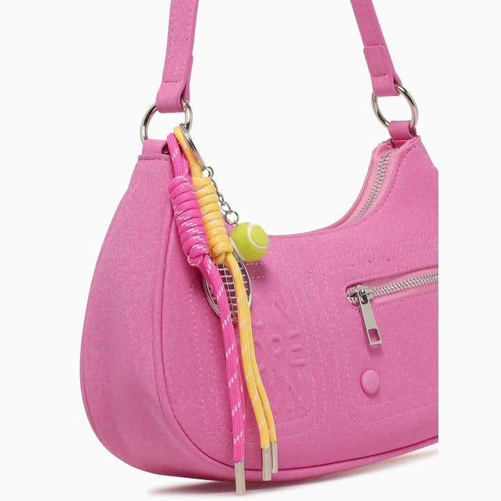 TENNIS SHOULDER BAG-PINK