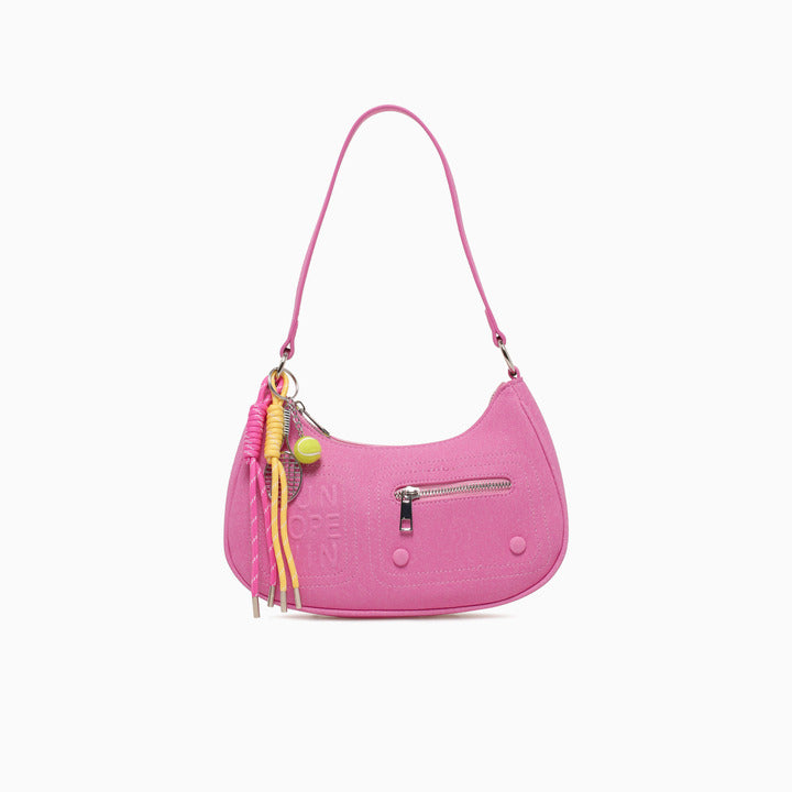 TENNIS SHOULDER BAG-PINK