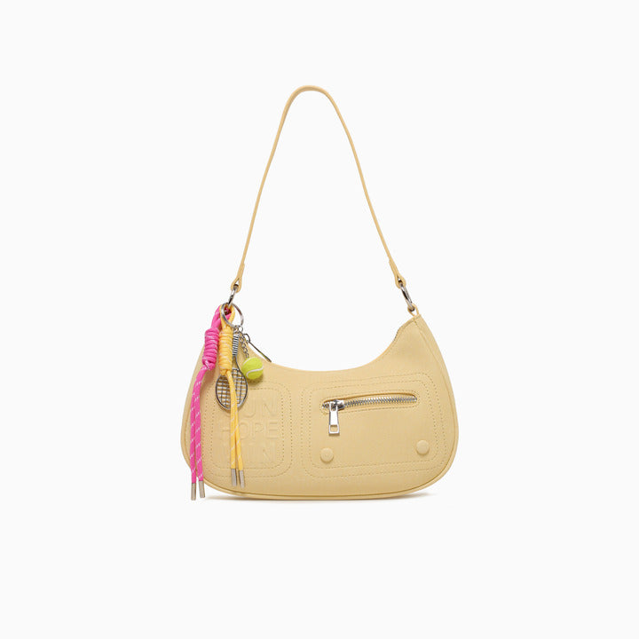 TENNIS SHOULDER BAG-YELLOW