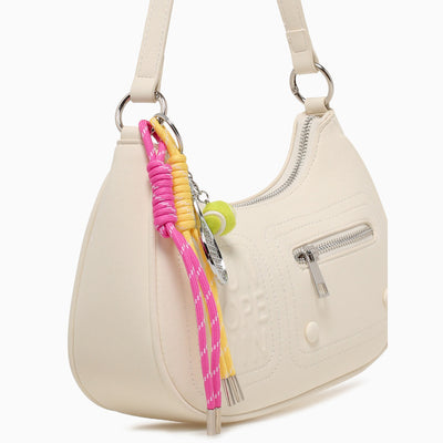 TENNIS SHOULDER BAG-WHITE