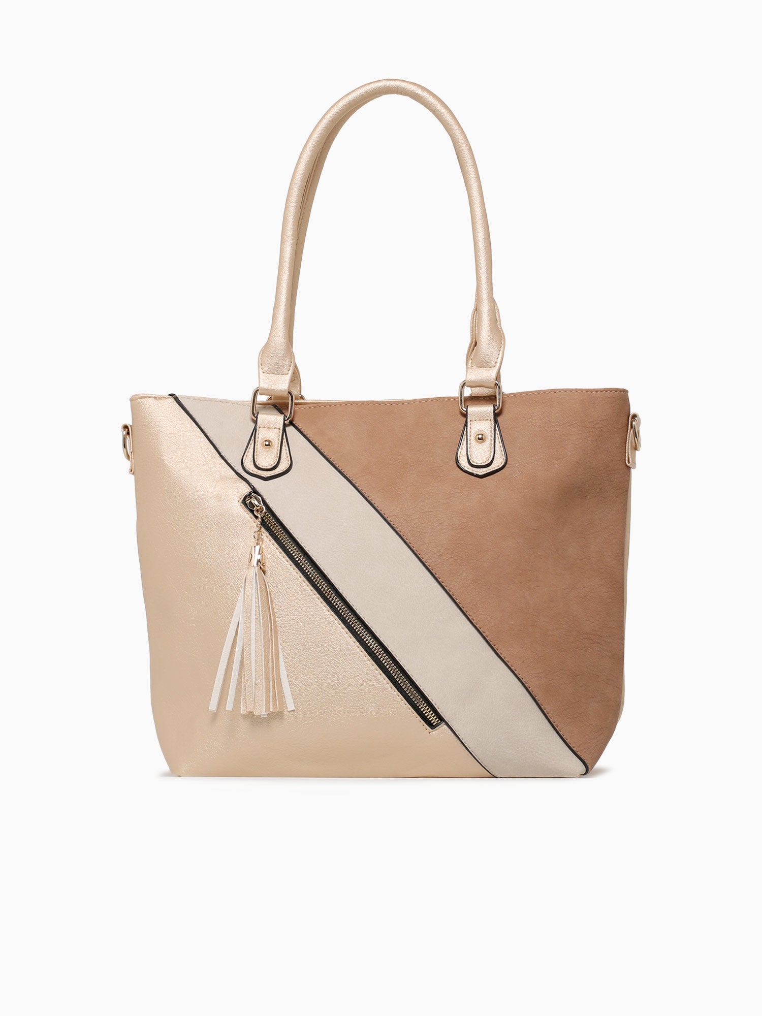 Kayleight Tote Camel Multi Brown