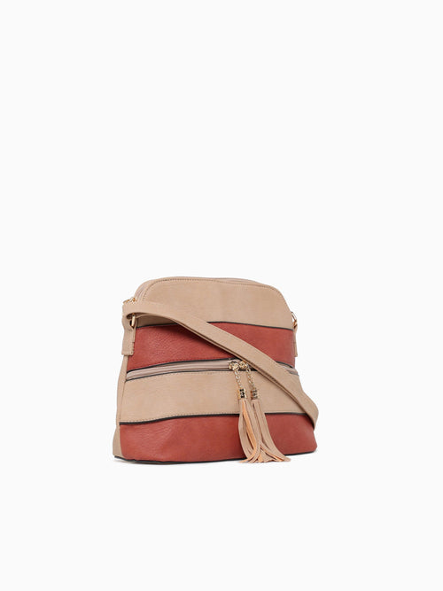 Kamryn Crossbody Tan Beige Tan