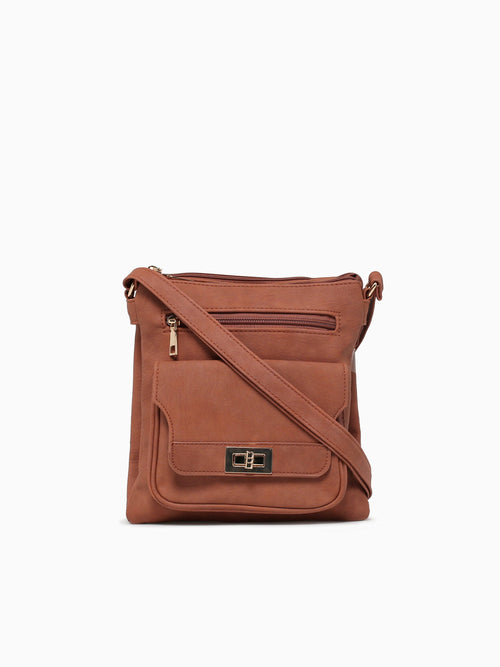Kara Crossbody Tan Tan
