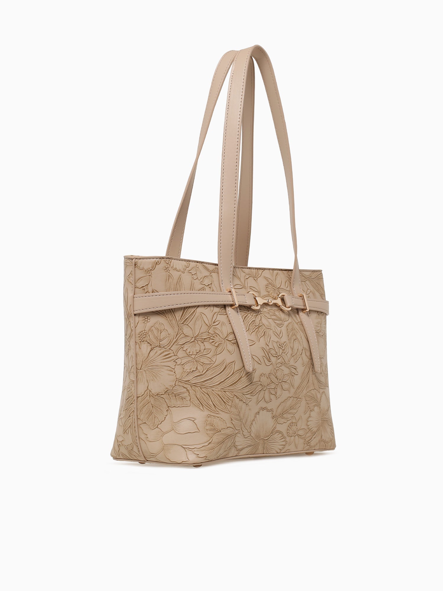 Flora Tote Beige Beige