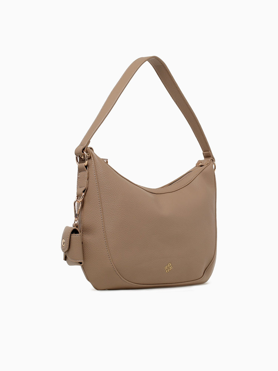 Alina Shoulder Bag Taupe Taupe
