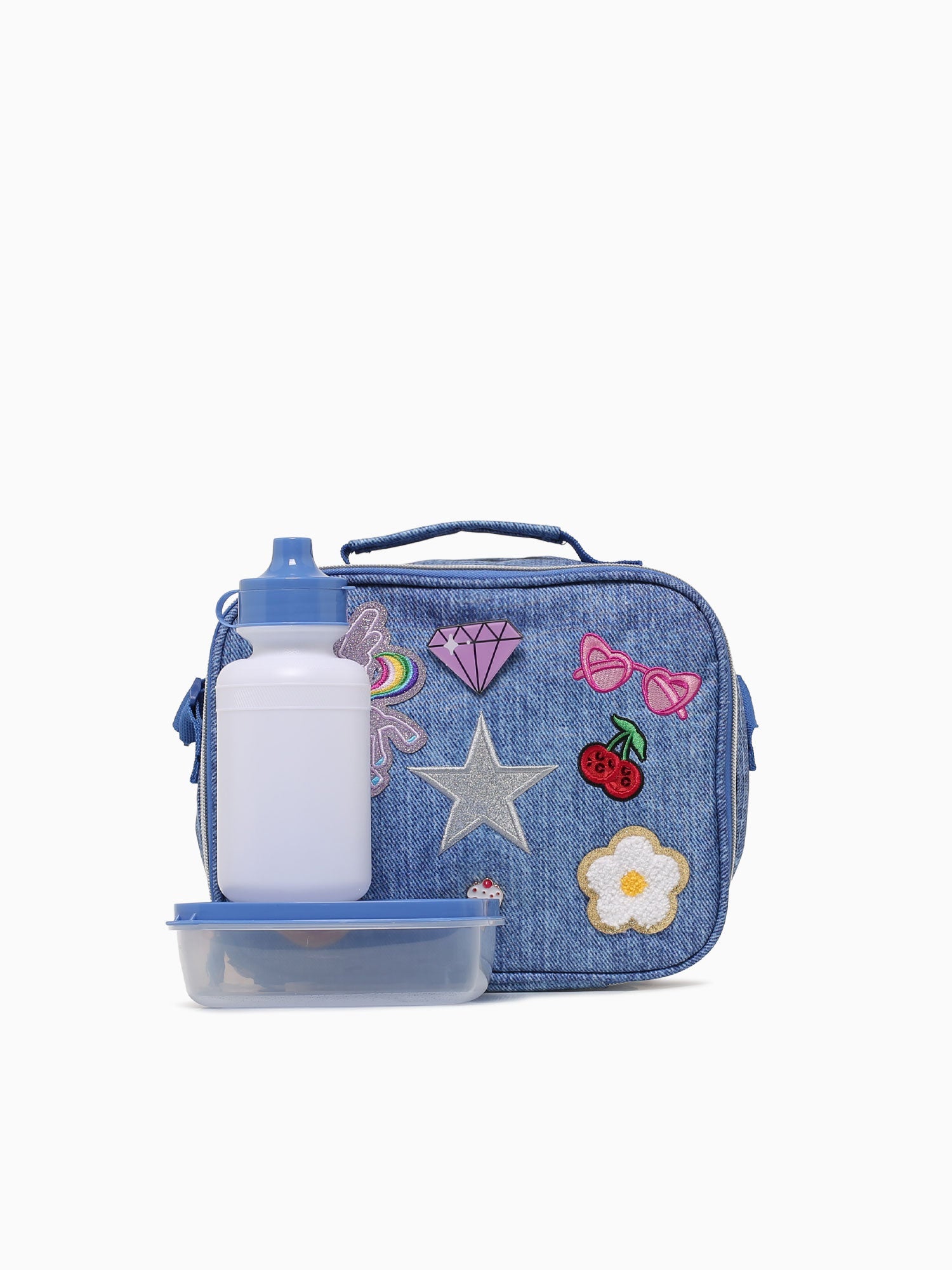 Sticker Lunch Bag Pink Multi