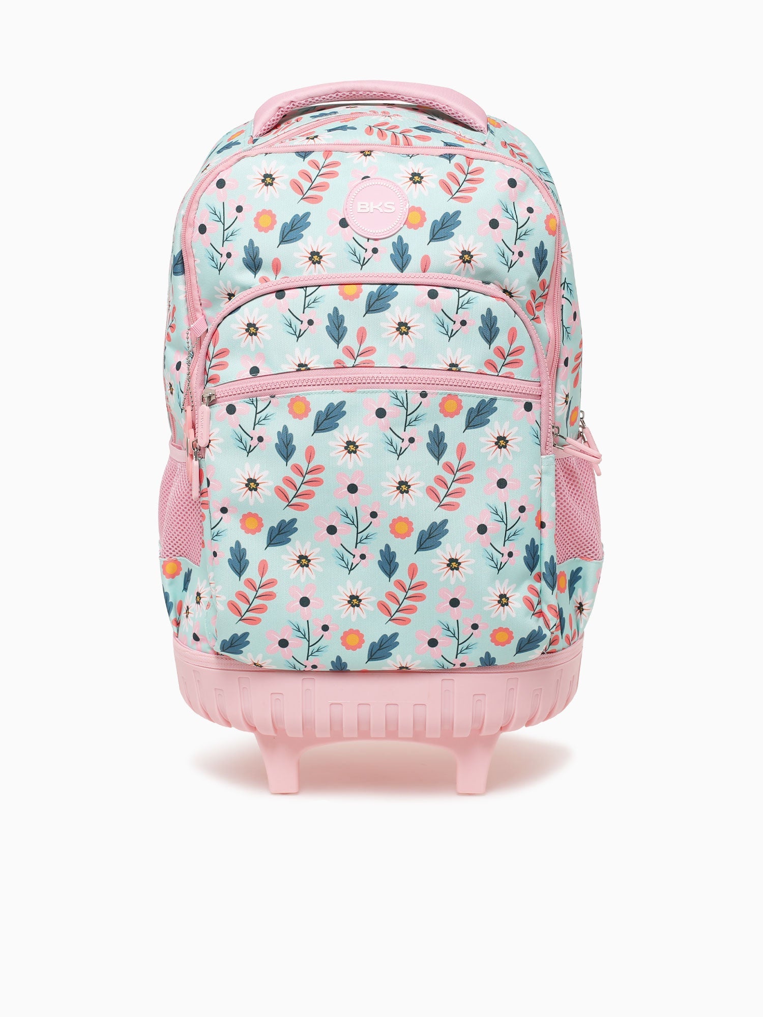 Flower Trolly Bag Blue Multi Blue Multi