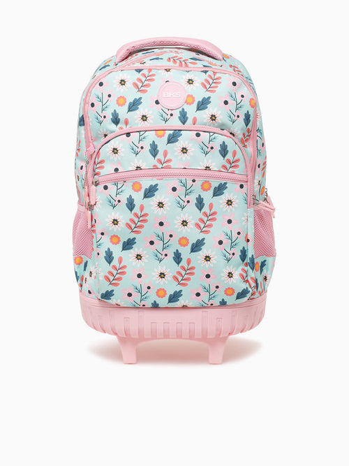 Flower Trolly Bag Blue Multi Blue Multi