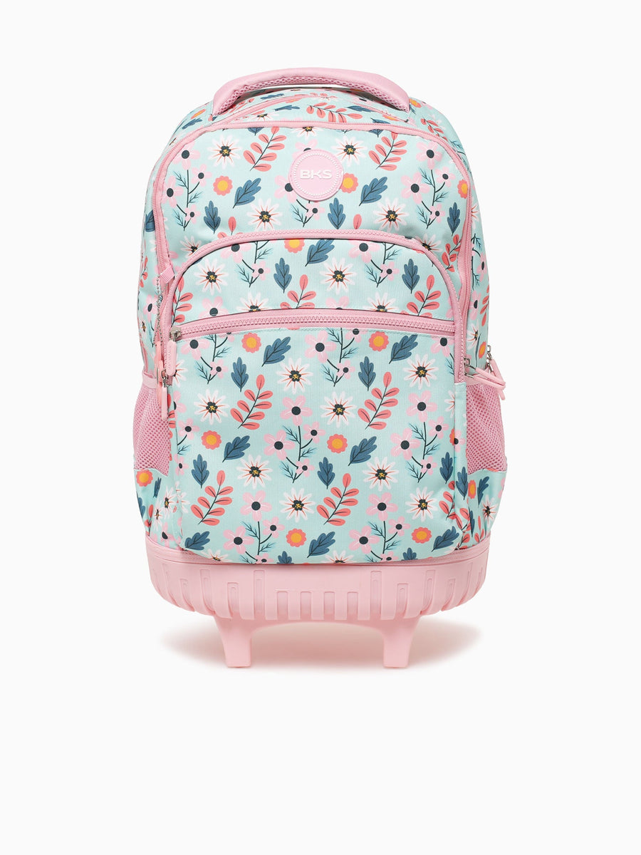 Flower Trolly Bag Blue Multi Blue Multi